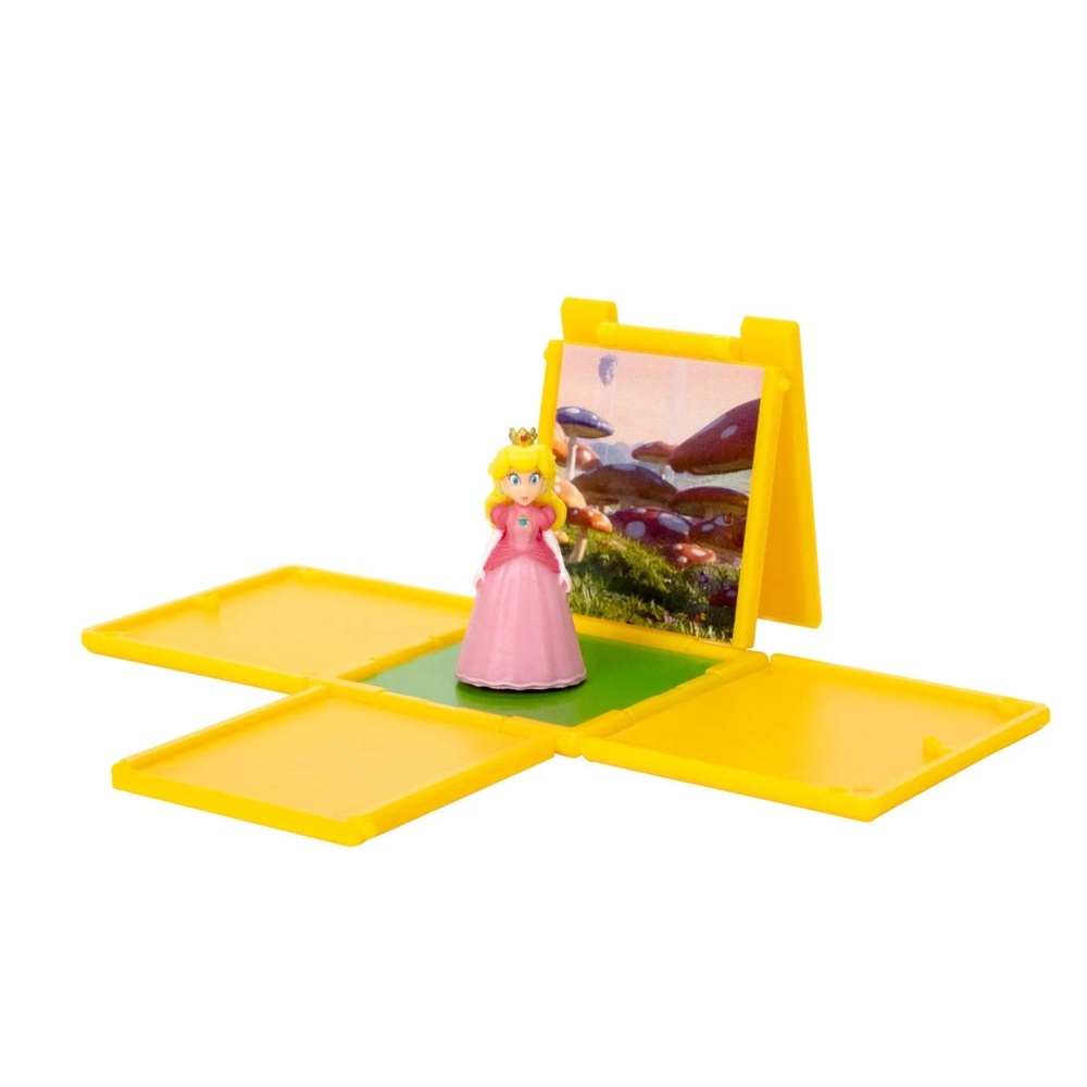 Nintendo THE SUPER MARIO BROS. MOVIE Mini Figure Question Block Princess Peach